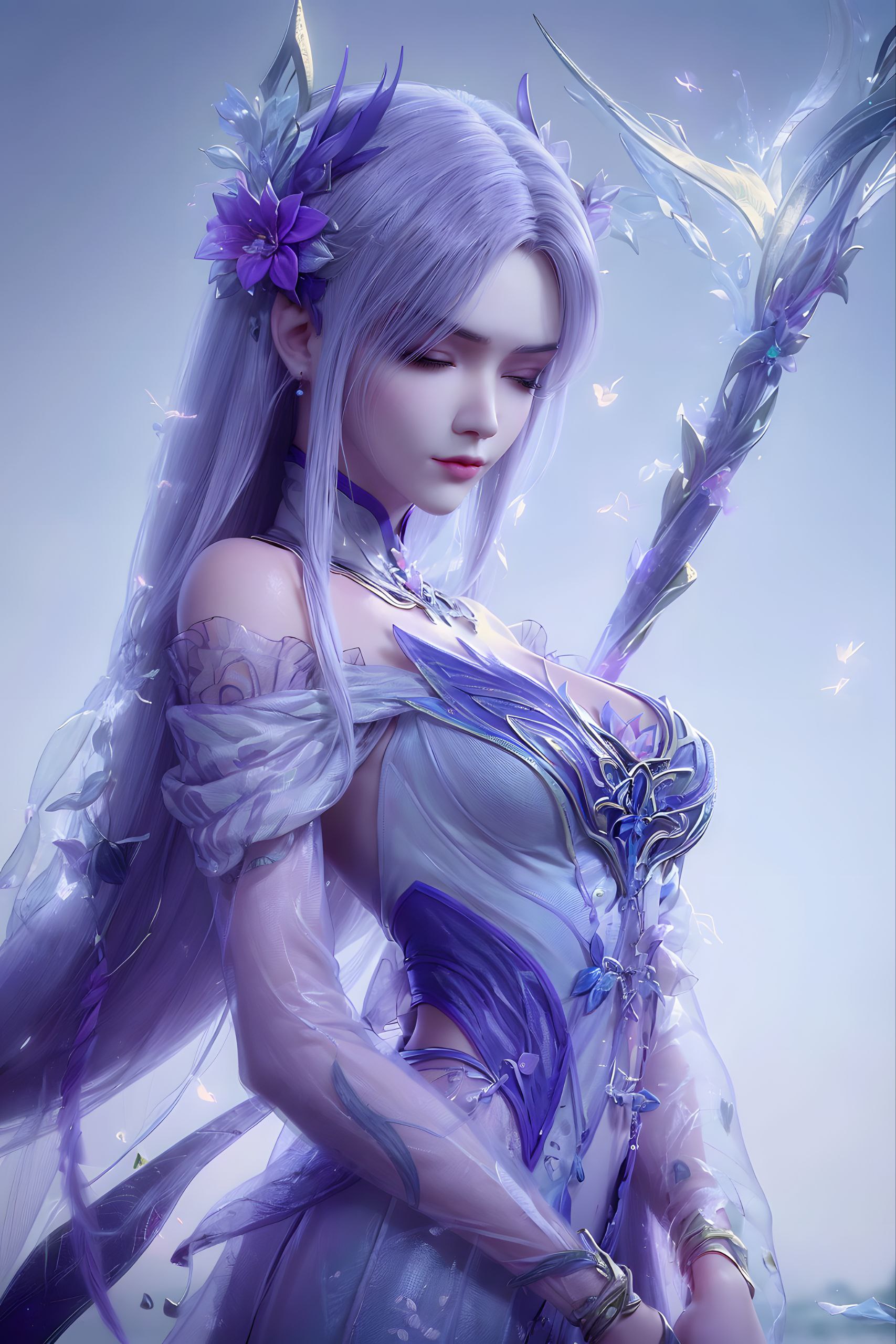 清朗明亮的